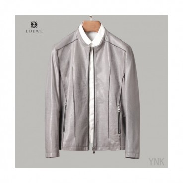 Loewe 2020 Mens Logo Casual Leather Jackets - 로에베 2019 남성 로고 캐쥬얼 가죽 재킷 Loe0297x.Size(m 