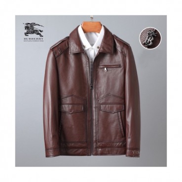 [버버리]Burberry 2020 Mens Casual Leather Jackets - 버버리 2020 남성 캐쥬얼 가죽 자켓 Bur03008x.Size(m 