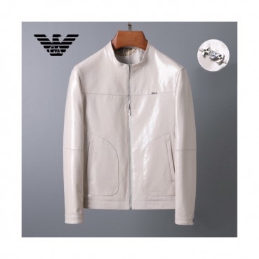 [알마니]Armani 2020 Mens Logo Casual Leather Jackets - 알마니 2020 남성 로고 캐쥬얼 가죽 자켓 Arm0759x.Size(m 