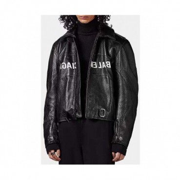 [발렌시아가]Balenciaga 2020 Mens Logo Casual Leather Jackets - 발렌시아가 2020 남성 로고 캐쥬얼 가죽 재킷 Bal0759x.Size(s 