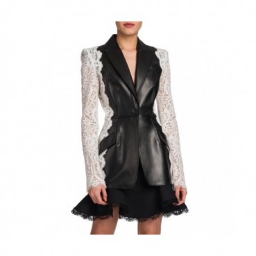 [알렉산더왕]Alexsander Wang 2020 Womens Leather Jacket - 알렉산더왕 2019 여성 가죽 자켓 Alw0134x.Size(s 