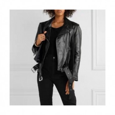 [알렉산더왕]Alexsander Wang 2020 Womens Leather Jacket - 알렉산더왕 2019 여성 가죽 자켓 Alw0133x.Size(s 