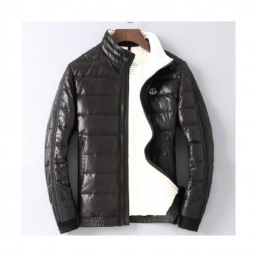 Moncler 2020 Mens Goose Down Leather Jackets - 몽클레어 2020 남성 구스 다운 가죽 자켓 Moc01386x.Size(m 