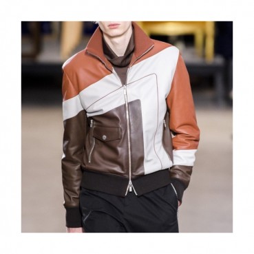 Hermes Mens Leather Jacket - 에르메스 남성 가죽 자켓 
