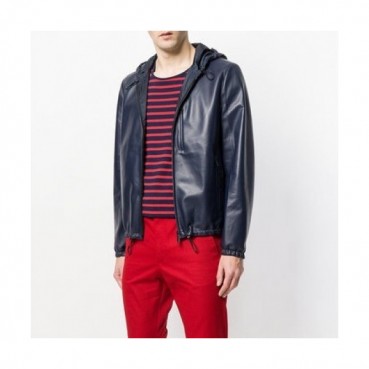 Prada 2019 Mens Logo Casual Leather Jacket - 프라다 2019 남성 로고 캐쥬얼 가죽 자켓 Pra0890x.Size(m 