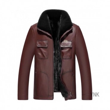 [구찌]Gucci 2019 Mens Logo Mink Leather Jacket - 구찌 2019 남성 로고 밍크 가죽 자켓 Guc01890x.Size(l 