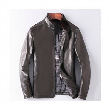 Burberry 2019 Mens Casual Duck Down Leather Jackets - 버버리 2019 남성 캐쥬얼 덕다운 가죽 자켓 Bur01728x.Size(l 