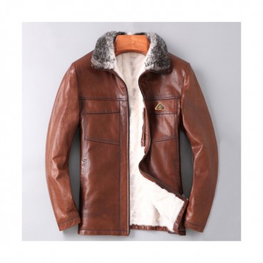 Louis vuitton 2019 Mens Logo Mink Leather Jacket - 루이비통 2019 남성 로고 밍크 가죽 자켓 Lou01486x.Size(m 