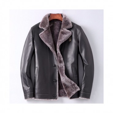 Burberry 2019 Mens Casual Leather Jacket - 버버리 2019 남성 캐쥬얼 가죽 자켓 Bur01686x.Size(l 
