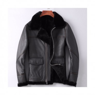Burberry 2019 Mens Casual Leather Jacket - 버버리 2019 남성 캐쥬얼 가죽 자켓 Bur01640x.Size(l 
