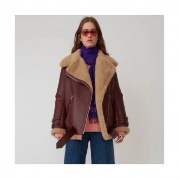 Acne Sstudios 2019 Womens  Casual Leather Jacket - 아크네 2019 여성 캐쥬얼 가죽 자켓 Acn0037x.Size(s 