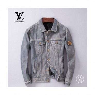 Louis vuitton 2019 Mens Logo Leather Jacket - 루이비통 2019 남성 로고 가죽 자켓 Lou01427x.Size(m 