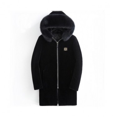 Loewe 2019 Mens Causal Mink Leather Jacket - 로에베 2019 남성 캐쥬얼 밍크 가죽 자켓 Loe0122x.Size(l 