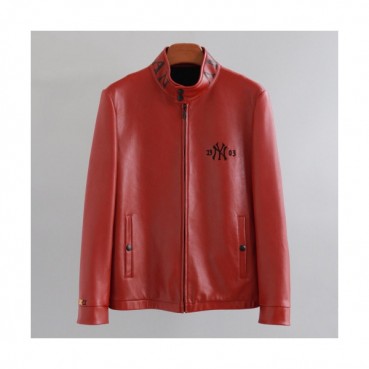 Gucci 2019 Mens Logo Casual Leather Jacket - 구찌 2019 남성 로고 캐쥬얼 가죽 자켓 Guc01683x.Size(m 