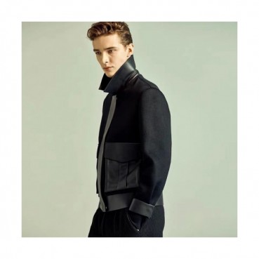 Fendi 2019 Mens Casual Cashmere Leather Jacket - 펜디 2019 남성 캐쥬얼 캐시미어 레더 자켓 Fen0425x.Size(s 