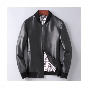 Fendi 2019 Mens Casual Leather Jacket - 펜디 2019 남성 캐쥬얼 레더 자켓 Fen0424x.Size(m 