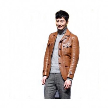 Burberry 2019 Mens Casual Leather Jacket - 버버리 2019 남성 캐쥬얼 가죽 자켓 Bur01472x.Size(l 