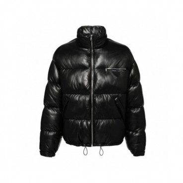 Prada 2019 Mens Logo Casual Duck Down Leather Padding - 프라다 2019 남성 로고 캐쥬얼 덕다운 가죽 패딩 Pra0826x.Size(m 