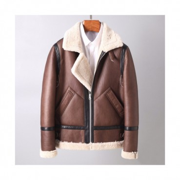Acne Sstudios 2019 Mens Casual Leather Jacket - 아크네 2019 남성 캐쥬얼 가죽 자켓 Acn0033x.Size(l 