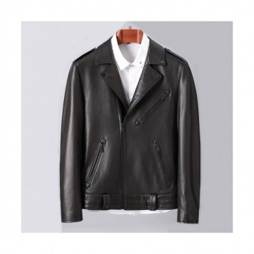 Louis vuitton 2019 Mens Logo Leather Jacket - 루이비통 2019 남성 로고 가죽 자켓 Lou01391x.Size(m 