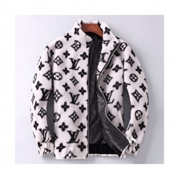 Louis vuitton 2019 Mens Logo Mink Leather Jacket - 루이비통 2019 남성 로고 밍크 가죽 자켓 Lou01390x.Size(m 