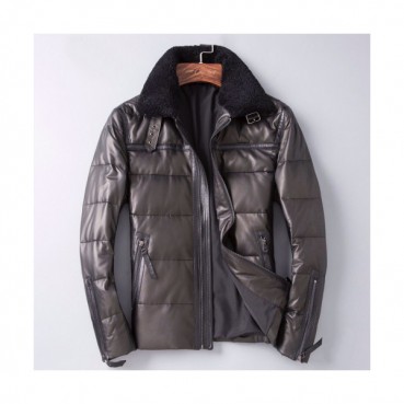 Burberry 2019 Mens Casual Down Leather Jacket - 버버리 2019 남성 캐쥬얼 다운 가죽 자켓 Bur01447x.Size(l 