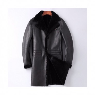Armani 2019 Mens Business Leather Jacket - 알마니 2019 남성 비지니스 양면 가죽 자켓 Arm0406x.Size(l 