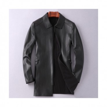 Armani 2019 Mens Business Leather Jacket - 알마니 2019 남성 비지니스 양면 가죽 자켓 Arm0404x.Size(l 