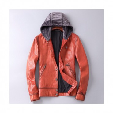 Prada 2019 Mens Logo Casual Leather Jacket - 프라다 2019 남성 로고 캐쥬얼 가죽 자켓 Pra0815x.Size(l 