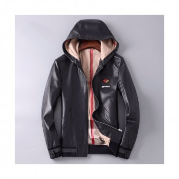 Burberry 2019 Mens Casual Leather Jacket - 버버리 2019 남성 캐쥬얼 가죽 자켓 Bur01439x.Size(l 