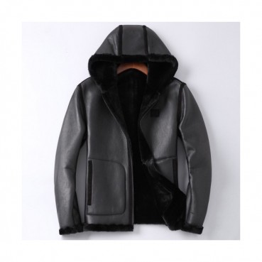 Loewe 2019 Mens Logo Casual Mink Leather Jacket - 로에베 2019 남성 로고 캐쥬얼 밍크 가죽 자켓 Loe0114x.Size(m 