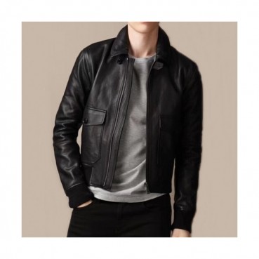 Burberry 2019 Mens Casual Down Leather Jacket - 버버리 2019 남성 캐쥬얼 다운 가죽 자켓 Bur01432x.Size(l 
