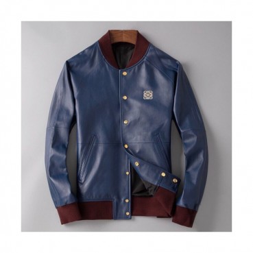 Loewe 2019 Mens Causal Leather Jacket - 로에베 2019 남성 캐쥬얼 가죽 자켓 Loe0113x.Size(l 