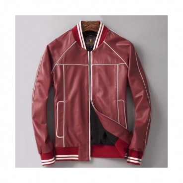 Louis vuitton 2019 Mens Logo Leather Jacket - 루이비통 2019 남성 로고 가죽 자켓 Lou01376x.Size(l 