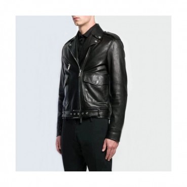 Dsquared2 Mens Leather Jacket - 디스퀘어드2 남성 가죽 자켓 