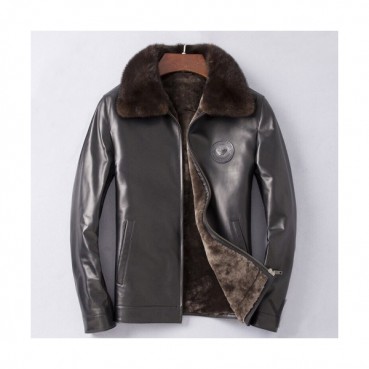 Armani 2019 Mens Casual Leather Jacket - 알마니 2019 남성 캐쥬얼 가죽 자켓 Arm0394x.Size(l 