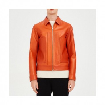 Loewe 2019 Mens Causal Leather Jacket - 로에베 2019 남성 캐쥬얼 가죽 자켓 Loe0110x.Size(m 
