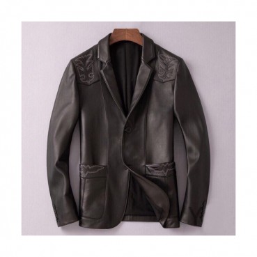 Fendi 2019 Mens Casual Leather Jacket - 펜디 2019 남성 캐쥬얼 레더 자켓 Fen0397x.Size(m 