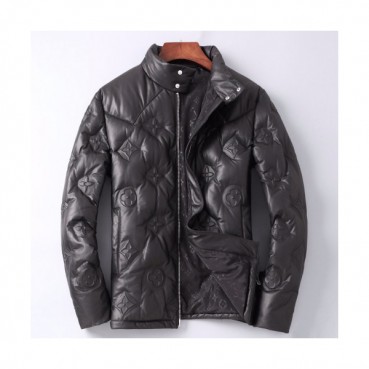Louis vuitton 2019 Mens Logo Duck Down Leather Jacket - 루이비통 2019 남성 로고 덕다운 가죽 자켓 Lou01354x.Size(s 