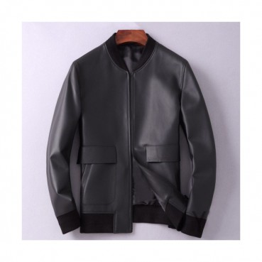 Louis vuitton 2019 Mens Logo Leather Jacket - 루이비통 2019 남성 로고 다운 가죽 자켓 Lou01353x.Size(m 