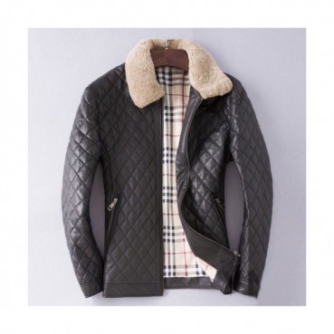 Burberry 2019 Mens Casual Down Leather Jacket - 버버리 2019 남성 캐쥬얼 다운 가죽 자켓 Bur01396x.Size(m 