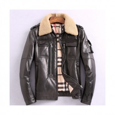 Burberry 2019 Mens Casual Leather Jacket - 버버리 2019 남성 캐쥬얼 가죽 자켓 Bur01395x.Size(m 