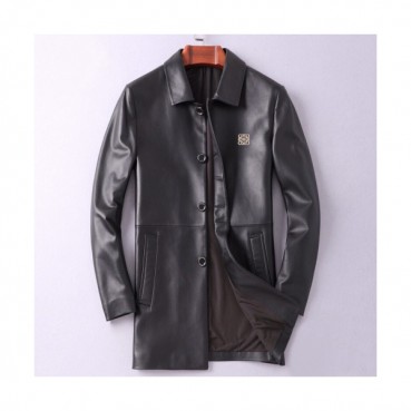 Loewe 2019 Mens Causal Leather Jacket - 로에베 2019 남성 캐쥬얼 가죽 자켓 Loe0092x.Size(m 