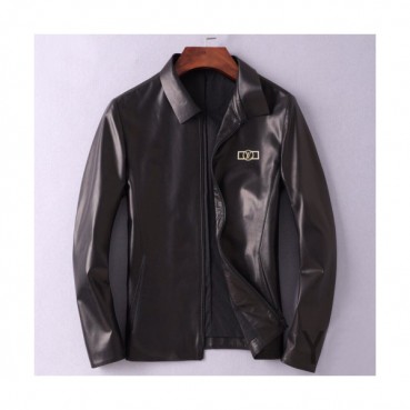 Louis vuitton 2019 Mens Logo Leather Jacket - 루이비통 2019 남성 로고 다운 가죽 자켓 Lou01310x.Size(m 