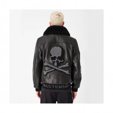 Mastermind Japan Mens Skull Leather Jacket - 마스터마인드 재팬 2019 남성 스컬 가죽 자켓 Mas30x