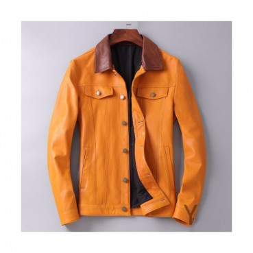 Louis vuitton 2019 Mens Logo Casual Sheep-skin Jacket 