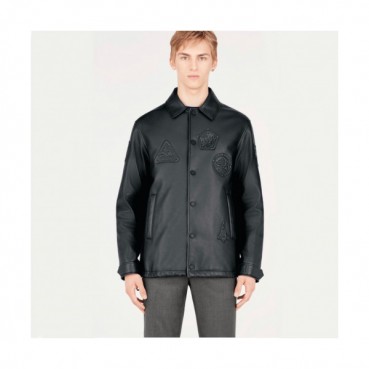Louis vuitton 2019 Mens Logo Casual Leather Jacket - 루이비통 2019 남성 로고 캐쥬얼 가죽 자켓 Lou01307x.Size(m 