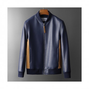 Loewe 2019 Mens Causal Leather Jacket - 로에베 2019 남성 캐쥬얼 가죽 자켓 Loe0089x.Size(m 