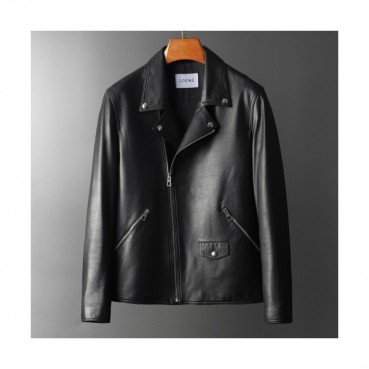 Loewe 2019 Mens Causal Leather Jacket - 로에베 2019 남성 캐쥬얼 가죽 자켓 Loe0088x.Size(m 