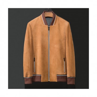 Ermenegildo Zegna 2019 Mens Business Leather Jacket - 에르메네질도 제냐 2019 남성 비지니스 가죽 자켓 Zeg0111x.Size(m 